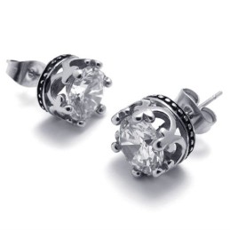 Diamant-Titan-Ohrringe