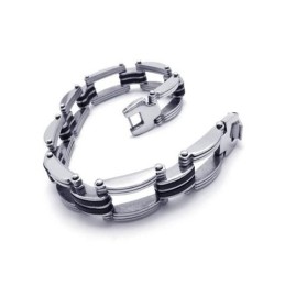 Herren Jungen Silber Reines Titan Armband Charm Armreif