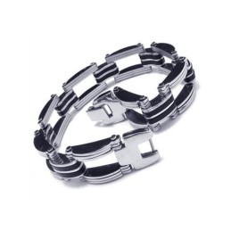 Herren Jungen Silber Reines Titan Armband Charm Armreif