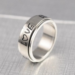 Titanring „Love Rotation“