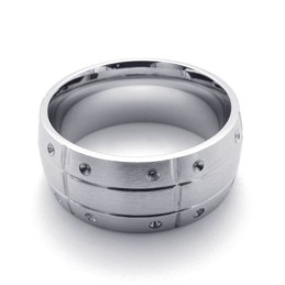 Polierter Titanring