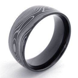 Schwarzer Titanring