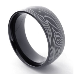 Schwarzer Titanring
