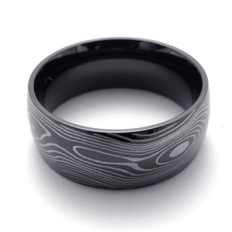 Schwarzer Titanring