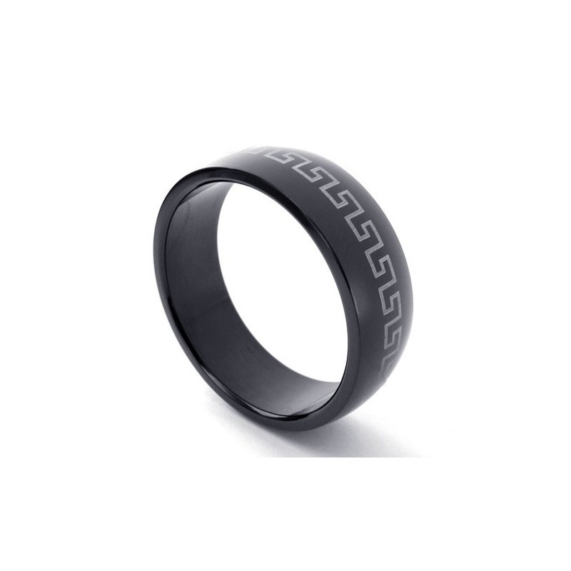 Schwarzer Titanring Schwarzer Titanring