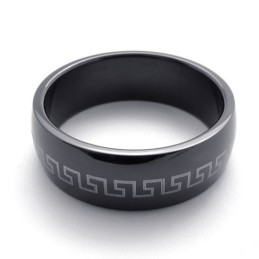 Schwarzer Titanring