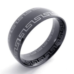 Schwarzer Titanring