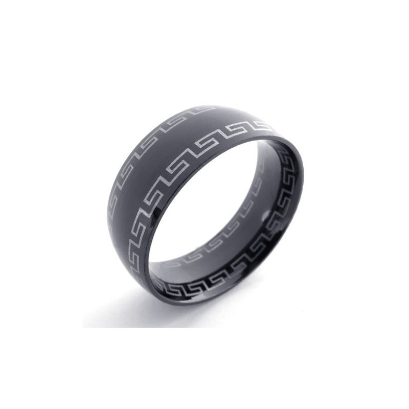 Schwarzer Titanring Schwarzer Titanring