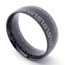 Schwarzer Titanring