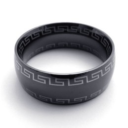 Schwarzer Titanring
