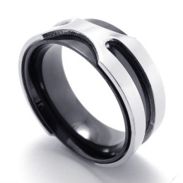 Schwarzer Titanring
