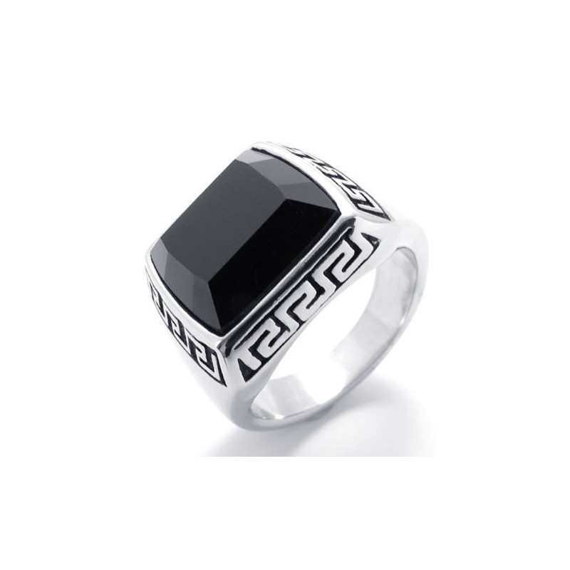 Edelstein-Titanring Edelstein-Titanring