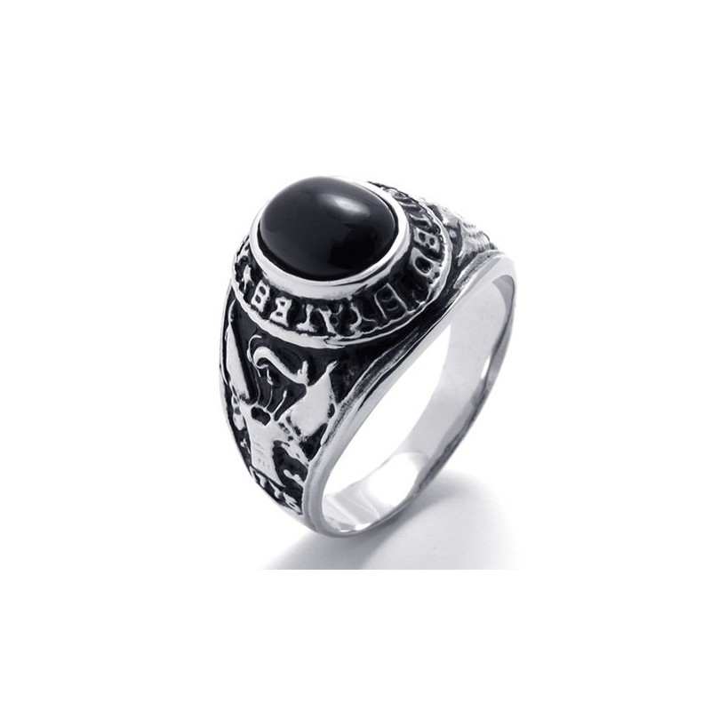 Edelstein-Titanring Edelstein-Titanring