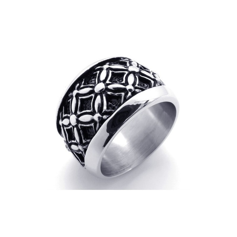 Schwarzer Vintage Titanring Schwarzer Vintage Titanring
