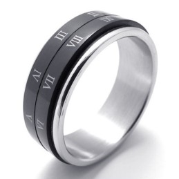 Schwarzer Titanring