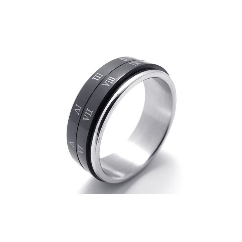 Schwarzer Titanring Schwarzer Titanring