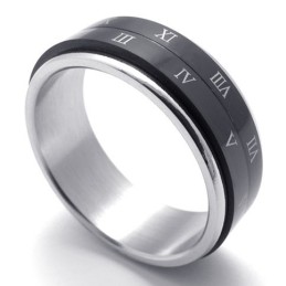 Schwarzer Titanring