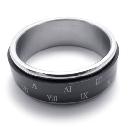 Schwarzer Titanring
