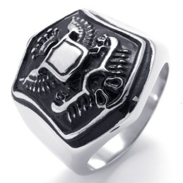 Titanring Mit Adler