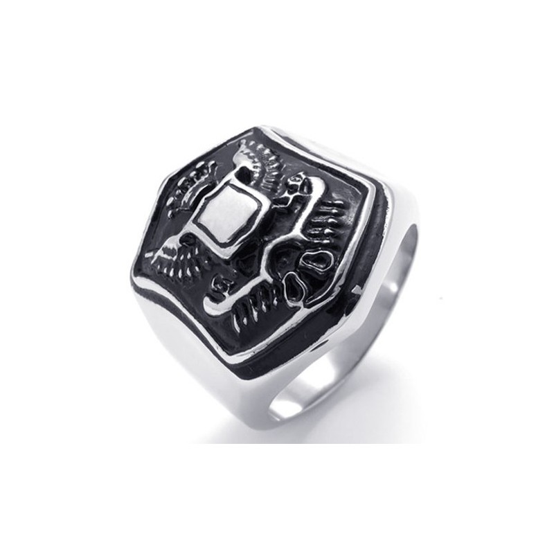 Titanring Mit Adler Titanring Mit Adler