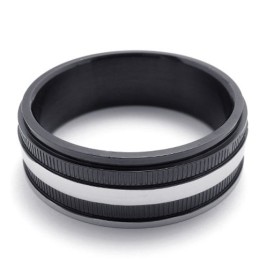 Schwarzer Titanring