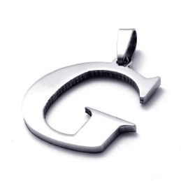 Titananhänger Für Den Buchstaben "G"