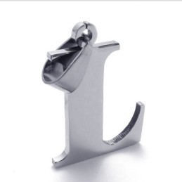 Titananhänger Mit Dem Buchstaben „L“