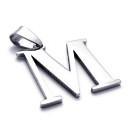 Titananhänger Für Den Buchstaben "M"