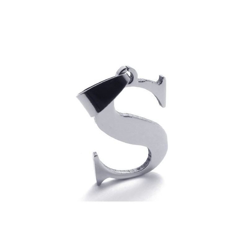 Titananhänger Für Den Buchstaben "S" Titananhänger Für Den Buchstaben "S"