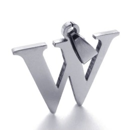 Titananhänger Mit Dem Buchstaben „W“