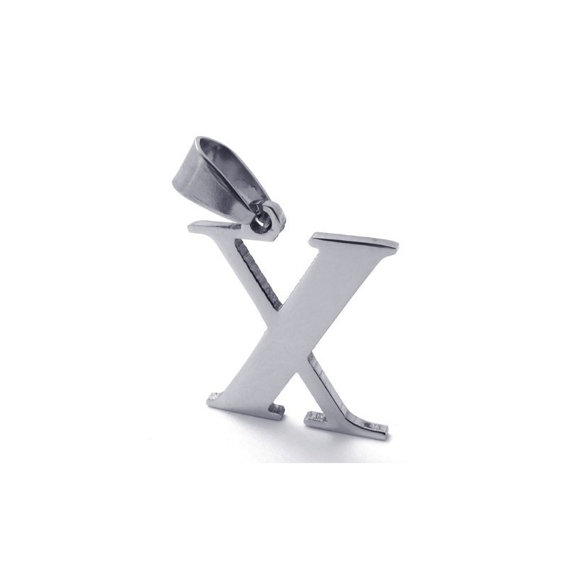 Titan-Anhänger Mit Dem Buchstaben „X“ Titan-Anhänger Mit Dem Buchstaben „X“