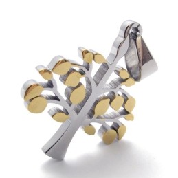 Baumanhänger Aus Titan Und Gold