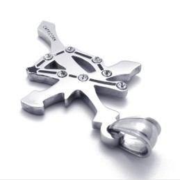 Steinbock Titan Strass Anhänger