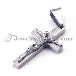 Titan-Kreuz-Jesus-Anhänger Für Damen