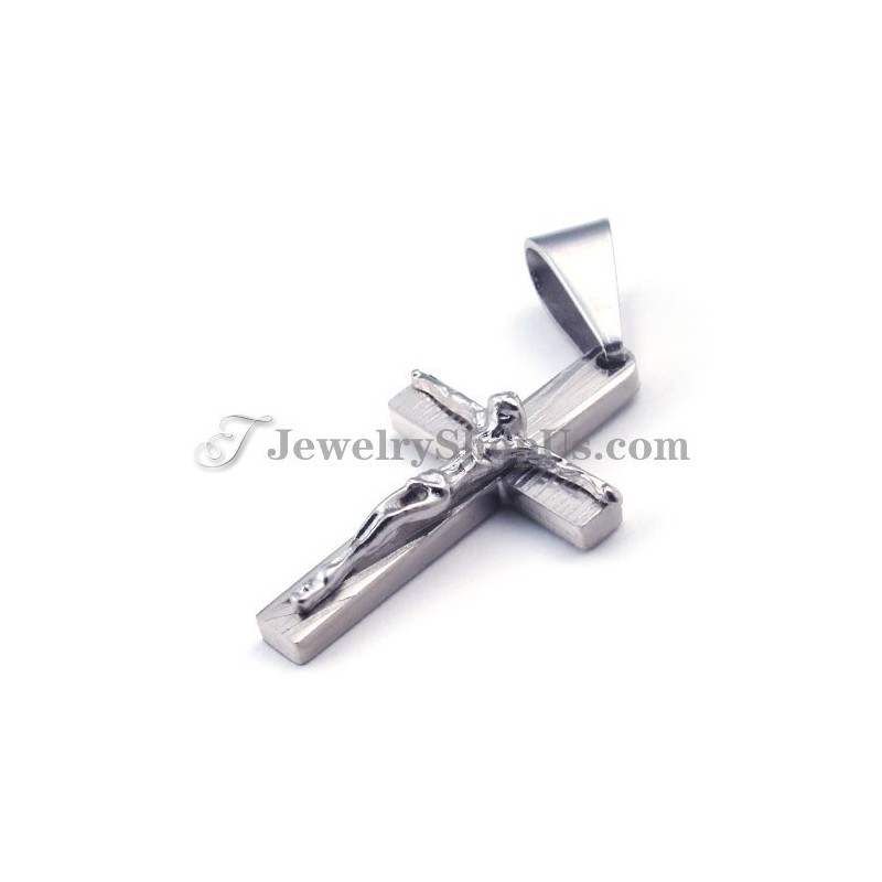 Titan-Kreuz-Jesus-Anhänger Für Damen Titan-Kreuz-Jesus-Anhänger Für Damen