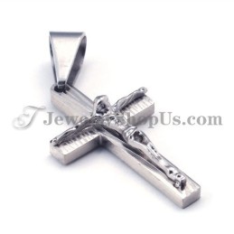 Titan-Kreuz-Jesus-Anhänger Für Damen