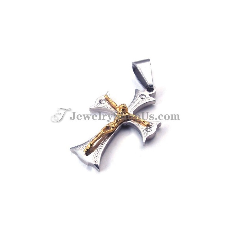 Mode Gold Damen Titan Kreuz Für Jesus Anhänger Mode Gold Damen Titan Kreuz Für Jesus Anhänger