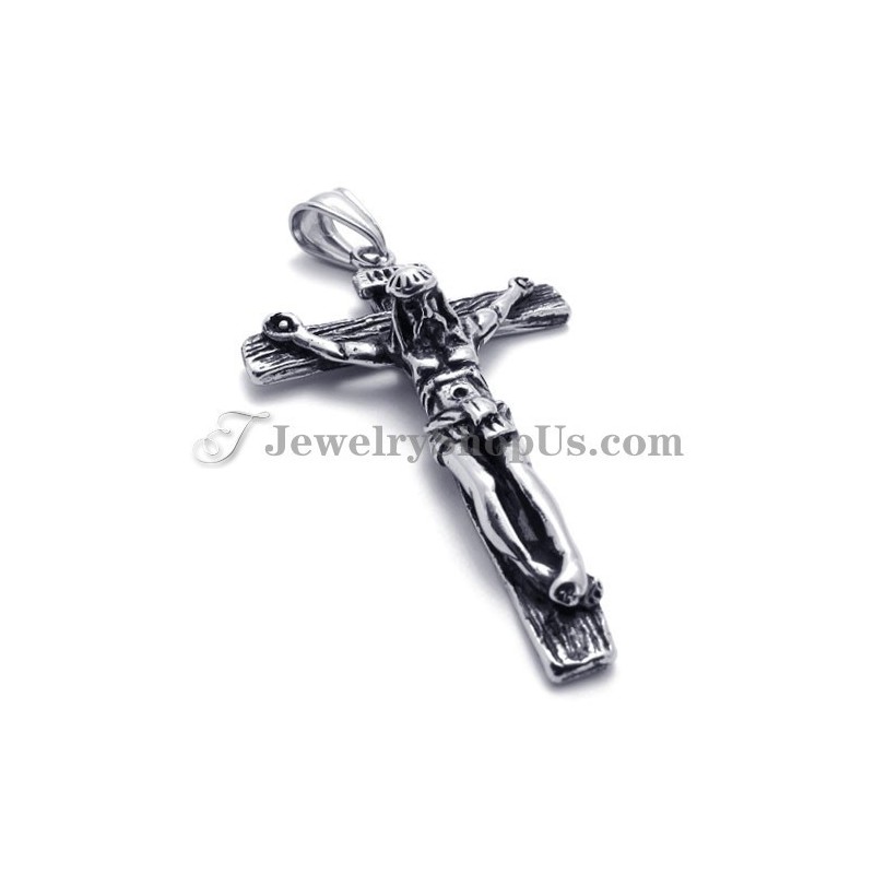 Titan-Kreuz-Jesus-Anhänger Titan-Kreuz-Jesus-Anhänger