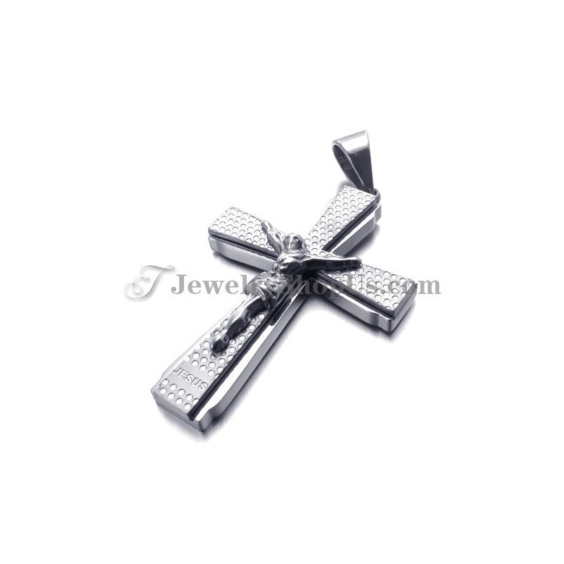 Eleganter Titan-Kreuz-Anhänger Von Jusus Eleganter Titan-Kreuz-Anhänger Von Jusus