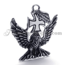Adler Und Kreuz Titan Anhänger
