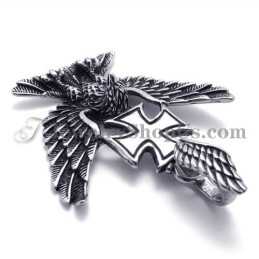 Adler Und Kreuz Titan Anhänger