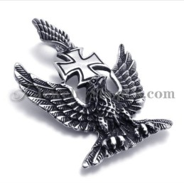 Adler Und Kreuz Titan Anhänger