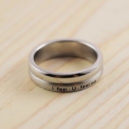 Einzelner Titanring
