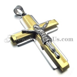 Mode Gold Titan Kreuz Von Jesus Anhänger