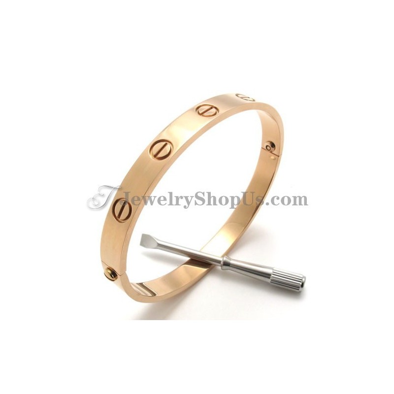 Wunderschönes Roségold-Titanarmband Für Herren Wunderschönes Roségold-Titanarmband Für Herren