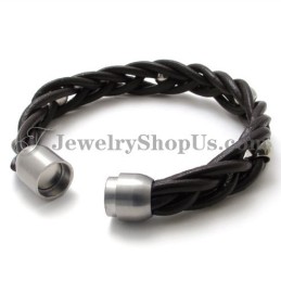 Modisches Armband Aus Leder Und Titan