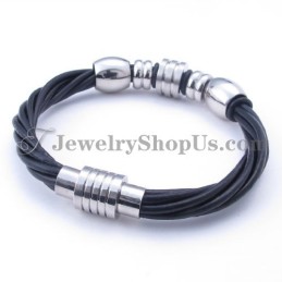Leder-Titan-Armband
