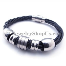 Leder-Titan-Armband