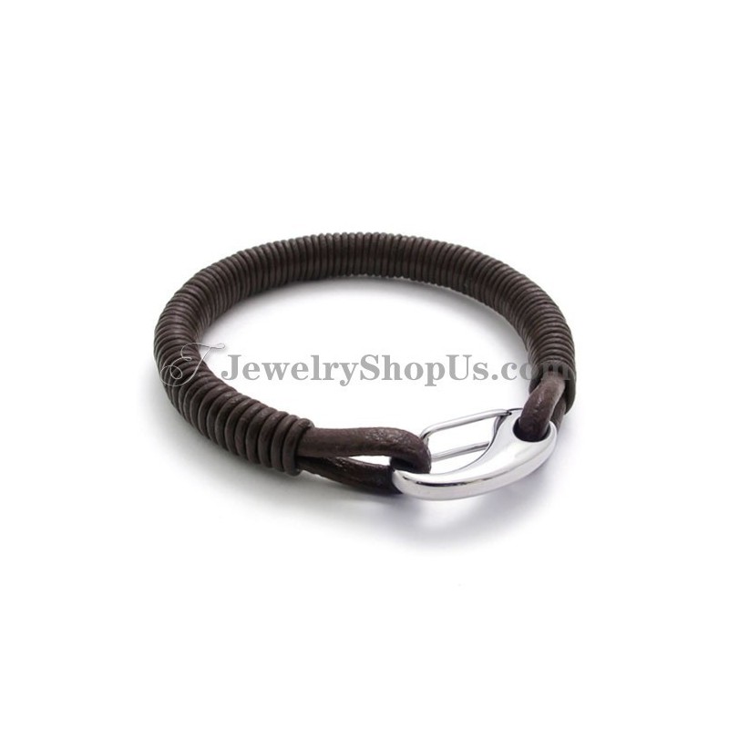 Modisches Lederarmband Aus Titan Modisches Lederarmband Aus Titan