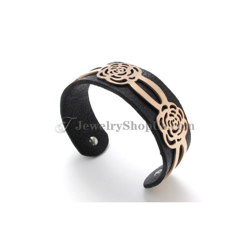 Wunderschönes Titan-Lederarmband Wunderschönes Titan-Lederarmband